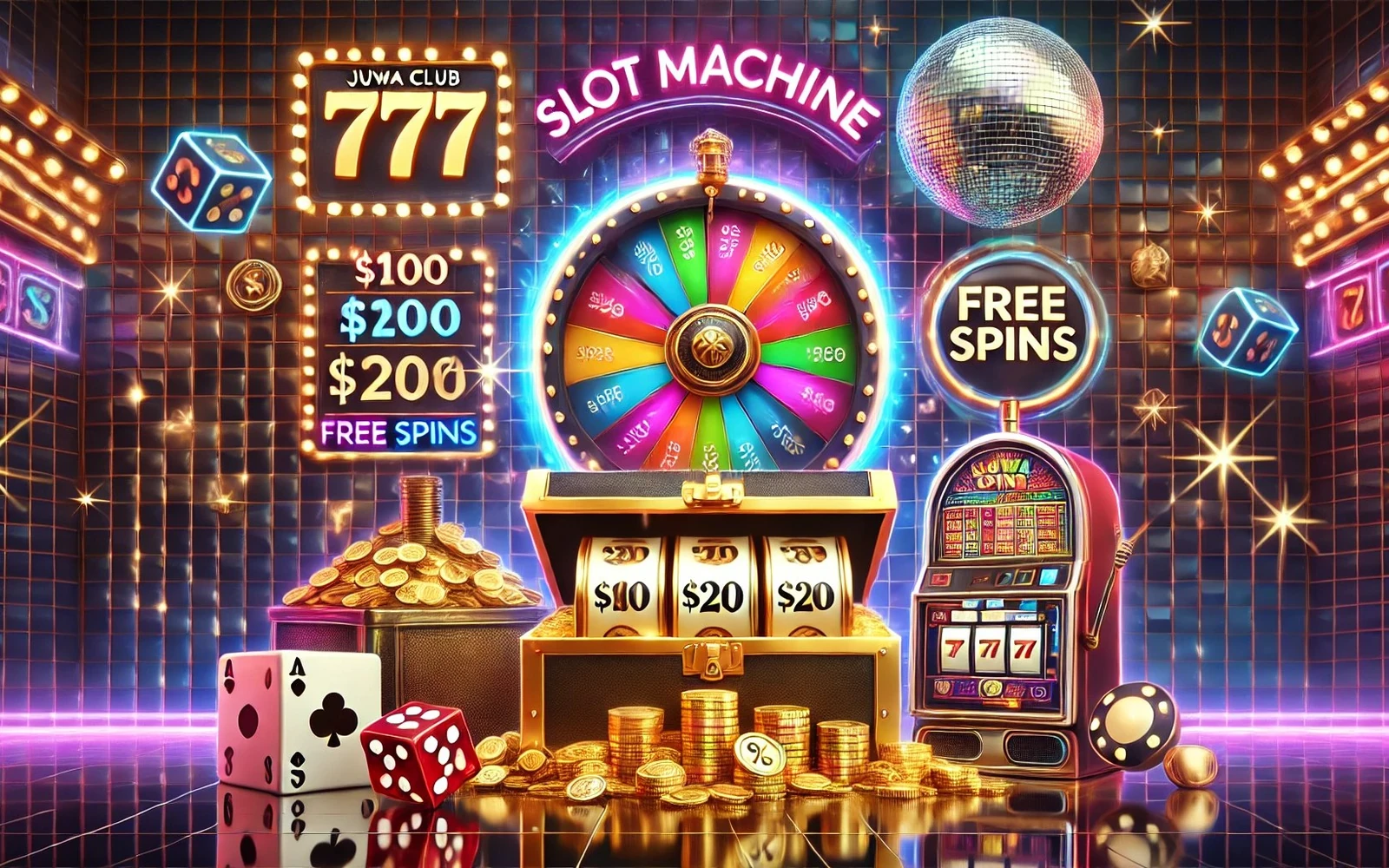 Visual hiburan permainan slot dengan reel berwarna